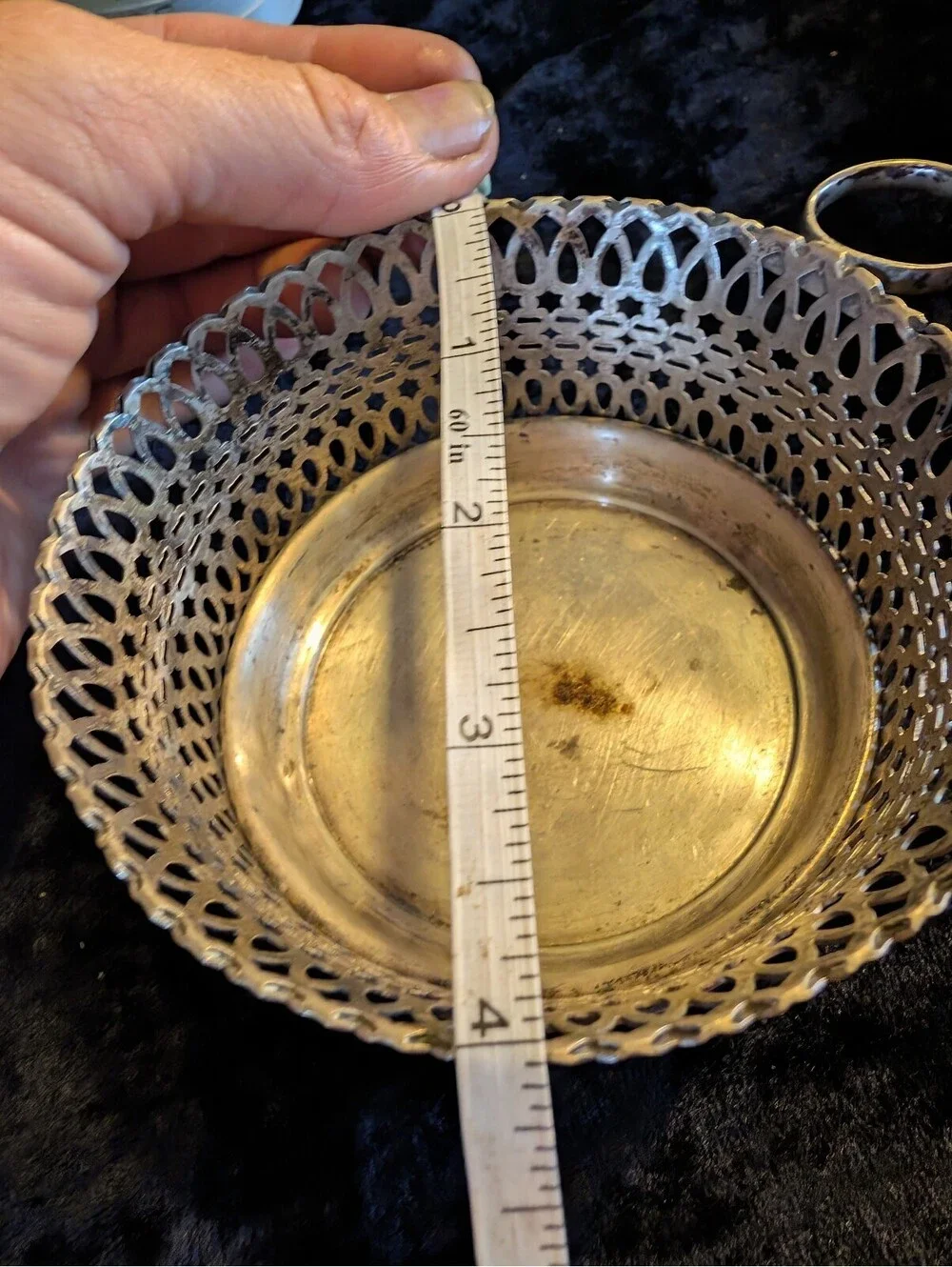 Vintage Napier Silver Plate Decorative Basket